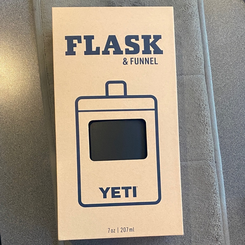 Yeti Flask and Funnel. Unopened gift.
